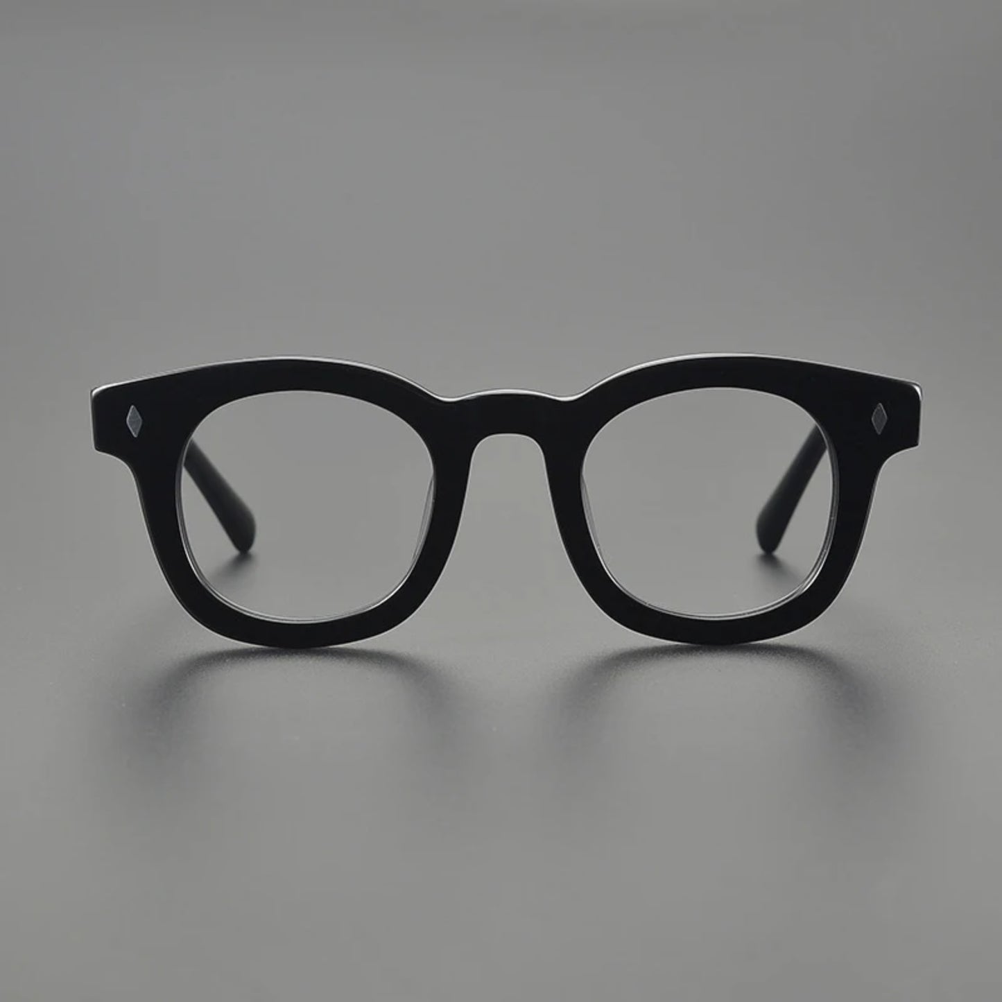 Acetate Chunky Round Eyeglasses