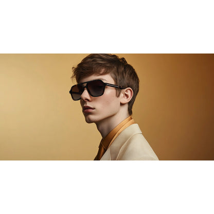 Acetate Tortoise Pilot Polarized UV400 Sunglasses | Classic Unisex Shades – CINILY UK additional product view